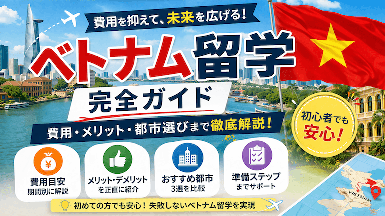 ベトナム留学完全ガイド｜費用・メリット・都市選びまで徹底解説